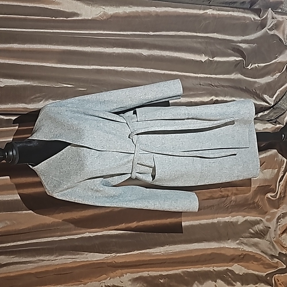 Cashmere blend wrap coat